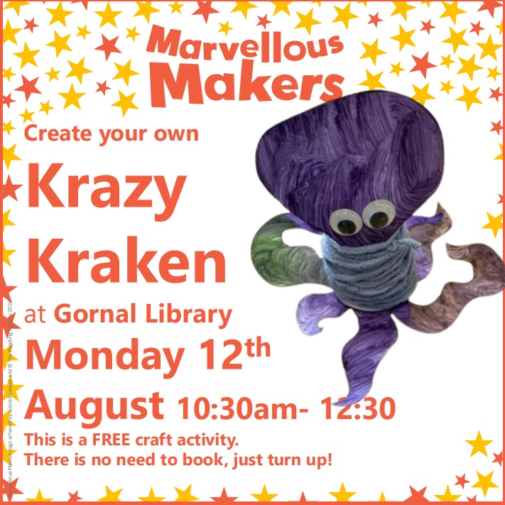 Gornal Library - Krazy Kraken Craft